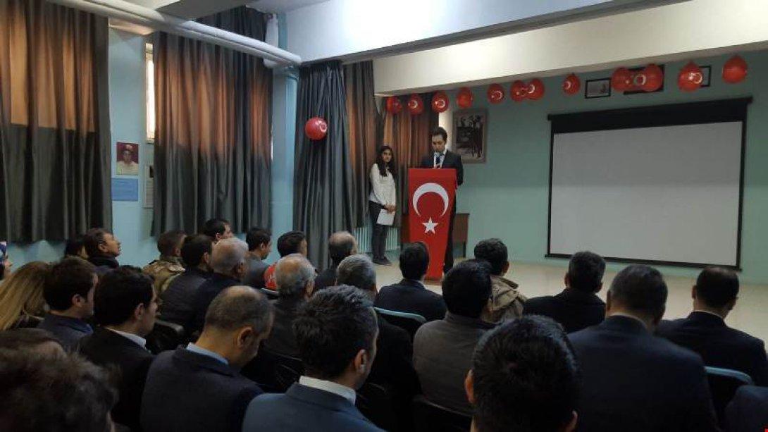 12 Mart İstiklal Marşının Kabulü ve Mehmet Akif Ersoyu Anma Programı